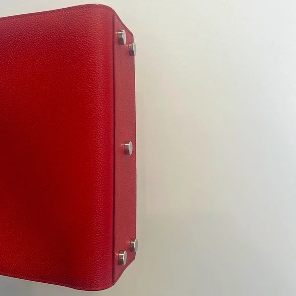 Saint Laurent/ YSL Sac de Jour nano size in Red Color - Picture 7 of 11